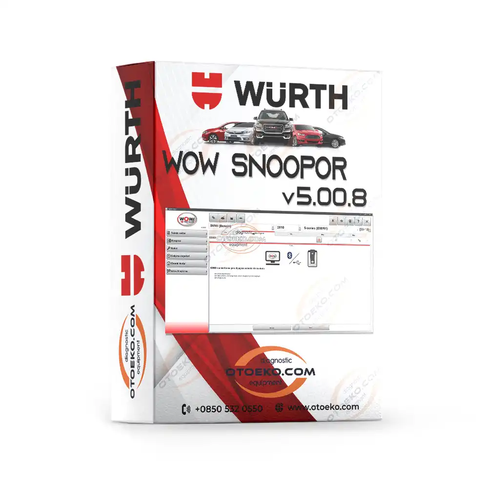 جهاز فحص وبرمجة الأنظمة الإلكترونية للسيارات Würth Wow Snooper (Otoeko) الاحترافي - 13